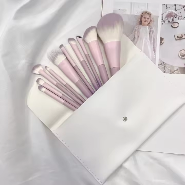 Juego de pinceles de maquillaje star dree, 10 Uds., juego completo de viaje con varilla larga - 1