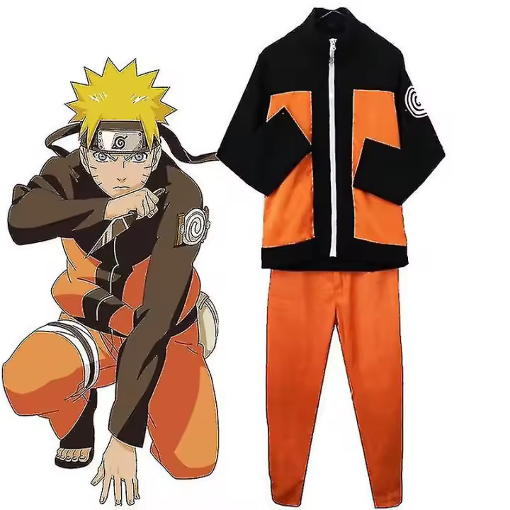 Disfraz de cosplay de anime Naruto Itachi, capa de ninja unisex, conjunto de ropa para niños - 1