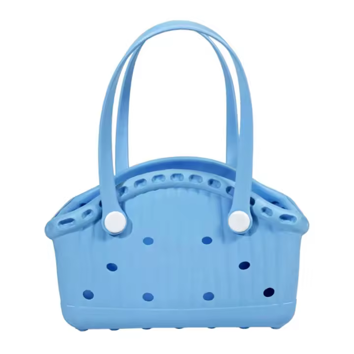 Bolsa de transporte para perros de EVA transpirable, bolsa de transporte para mascotas de viaje de mano de gran capacidad con diseño de cabeza con orificio, bolsa de mano portátil para gatos para mujer - 1