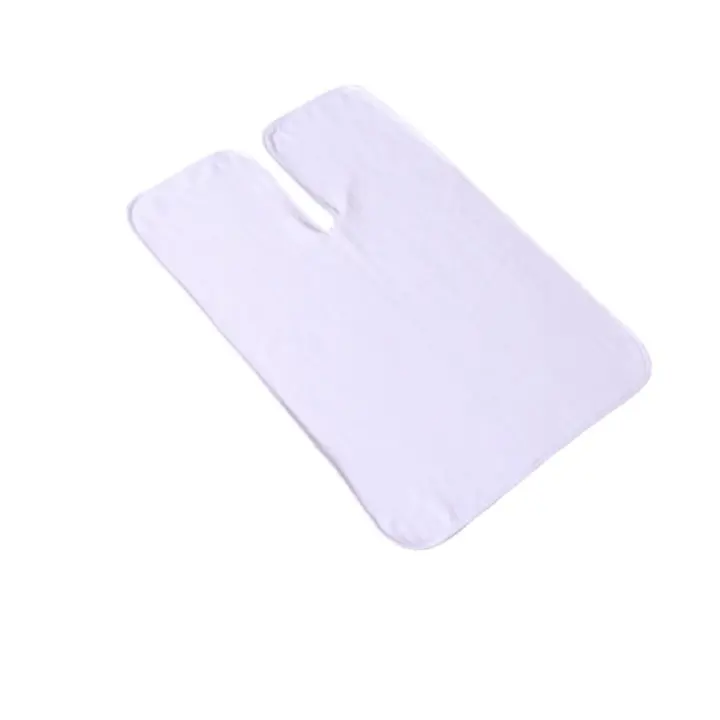 Toalla de algodón con forma de U, turbante, suave, portátil, para el cuidado de la belleza, cómoda, gruesa, para masaje en el pecho, para el hogar - 1