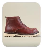 Botas cortas informales retro de caña alta Zapatos de cuero de moda de piel de vaca Botas de herramientas Botas de cuero - details 4