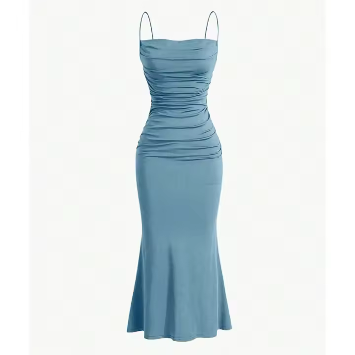 Mia Muse-Party Women, Maxi Straps Thin, Elegante, Usado, Invitados a la boda, Vestidos de verano multicolores para lácteos - 1
