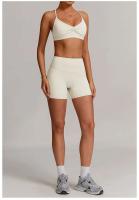 Conjunto de Gimnasio Yoga UDS para Mujeres Ropa de Entrenamiento de Manga Corta, Camisón Largo, Monos de Camping PIESS, Shorts de Correr - details 20
