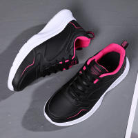 Zapatillas de deporte de cuero para mujer, zapatos deportivos ultraligeros de talla grande, primavera y otoño - details 4