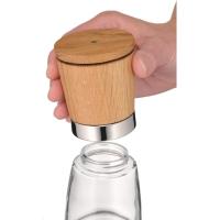 Molinillo Eléctrico de Especias Cerámicas 7W x 27H cm Altura de 21,5cm Diseño de Madera de Roble - details 1
