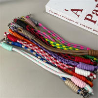 Coloful-señuelo de cuerda giratoria para colgar, decoración para teléfono, colgante antipérdida, pulsera fuerte a la moda, correas cortas - details 1
