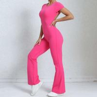 Conjunto de Yoga Ouwu Monos Deportivos para Mujeres Manga Corta, Pantalones Acampados - details 9