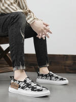 Men's Casual Shoes Four Seasons Breathable Canvas Shoes For Men Comfortable Flat Sneakers Man Vulcanize Shoes Outdoor Sneakers - details 13