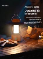 faroles de camping recargable mini al aire libre jardin Portátil multifunción carpa Linterna niña - details 2