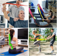 Conjunto de banda de resistencia de látex resistente para ejercicio elástico, banda de asistencia para dominadas, entrenamiento pesado, equipo de Fitness - details 8