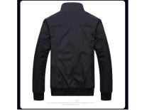 Chaqueta ligera para hombre, cazadora informal para exteriores, abrigos Bomber ajustados, ropa de trabajo de negocios, primavera y otoño - details 3