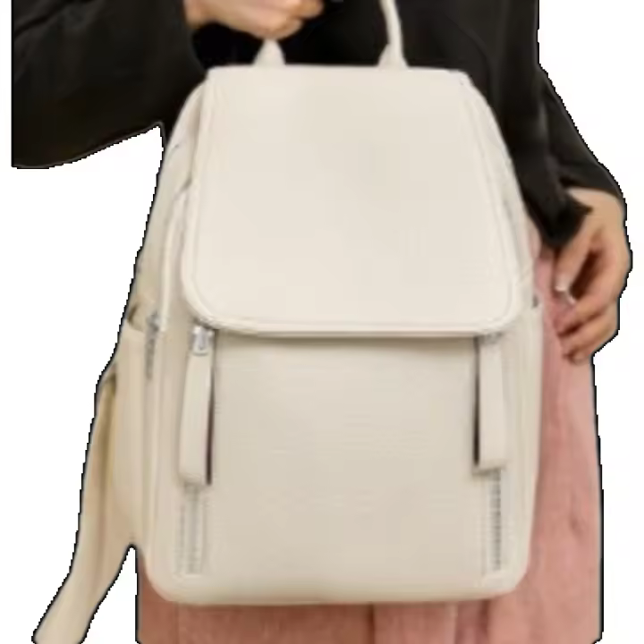 Mochila pequeña de las mujeres 2025 nuevo Casual Premium Sense gran capacidad Pu viaje Commuter bolsa de las mujeres - 1