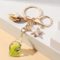 Llavero de concha luminosa, decoración para mochila, colgantes de playa marinos que brillan en la oscuridad, llavero de concha de estrella de mar con personalidad creativa - details 8