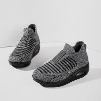Zapatillas de Mujer con Cojín de Aire Gris Zapatos de Correr Ligeros de Malla Transpirable Antideslizantes de Clavos de Textura para Primavera/Verano - details 3