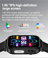 2024 Nuevo ECG+ PPG clase médica 1,96 inch, 360 * 360 AMOLED pantalla completa de HD toque Smart Watch azúcar en sangre, lípidos sanguíneos, temperatura corporal,llamada Bluetooth,IP68 impermeable Reloj Inteligente saludable Para Android IOS - details 6