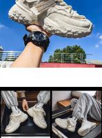 Zapatos De Hombre Zapatillas De Deporte Transpirables, Zapatillas De Correr De Suela Gruesa Que Aumentan - details 9