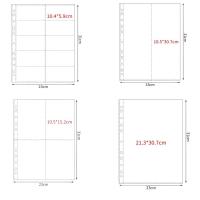 Funda para tarjetas con múltiples bolsillos A4, carpeta para sesión fotográfica Kpop, PP, álbum de fotos transparente, páginas de repuesto, fundas para álbum de fotos DIY - details 4