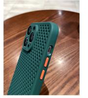 Fundas de Protección Transpirables de Malla de Lujo para Verano con Diseño de Bloques de Colores y Antigolpes para iPhone 15, 14, 13, 12, 11 Pro Max y 15 Plus - Accesorio para Teléfono - details 4