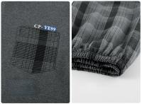 Pijamas con estampado a rayas para hombre, ropa de dormir de algodón peinado con cuello redondo, talla grande, a la moda, Y2k, otoño e invierno, 2024 - details 13