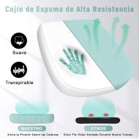 Silla de Oficina Ergonómica Ajustable Respirable, Ajustable, Giratoria de 360°, Reposabrazos Abatibles de 90°, Soporte Lumbar - details 19