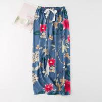 Pijamas de Algodón-Seda para Mujeres Pantalones Corporales Delgados para Embarazadas - details 6