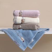 Toallas de Baño Suaves de Algodón para Bebés Pañuelo de Lavado de Cara de Oso de Dibujos Animados - details 0