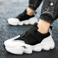 Zapatos deportivos y de ocio para hombres versión coreana zapatos para hombres Velcro moda personalizada zapatos bajos de moda versátiles - details 5