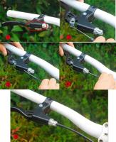 Manija de freno Universal de aleación de aluminio para bicicleta, palanca de freno para bicicleta de montaña y carretera, diámetro de 22mm, color negro, 1 par - details 4