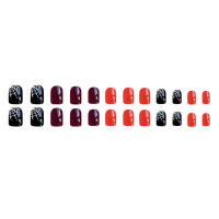 Uñas postizas brillantes de Halloween, encantadoras, cómodas de llevar, manicura, ropa de actuación en escenario - details 4