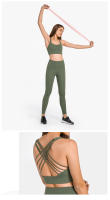 Sujetador Deportivo de Yoga para Mujeres SHINBENE con Correa Cruzada y Almohadilla Plantilla Inalámbrico Top de Entrenamiento Fitness - details 0
