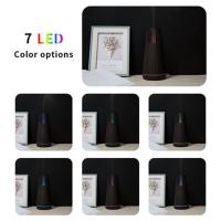 Humidificador de aire eléctrico, difusor de aceites esenciales con Control remoto, minigenerador de niebla de grano de madera y luz LED A - details 3