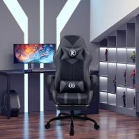 Silla Gaming Silla de Oficina Silla Giratoria Silla de Ordenador Silla de Tareas Silla de Escritorio Silla Ergonómica Silla de Carreras Silla de Cuero Silla PC Gaming (Rojo, con reposapiés) - details 54