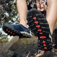 Zapatos de malla con suela de goma gruesa, zapatos adhesivos en frío hechos a mano para deportes casuales al aire libre para hombres. - details 8