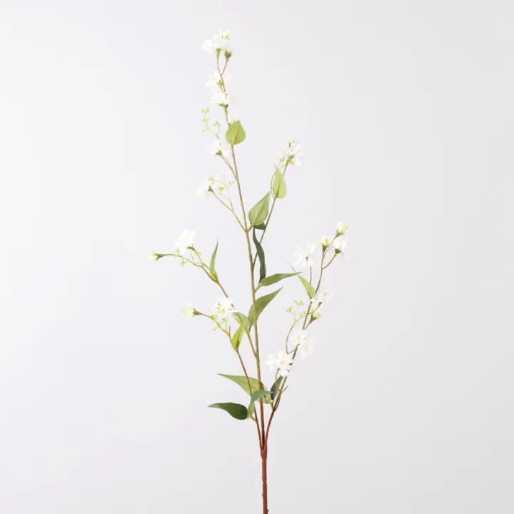 Flor de Hieracium Artificial de 100cm, hermosa y elegante simulación de ramas de sauce de nieve, flor falsa de tacto Real hecha a mano - 1