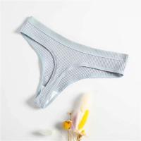 Tanga de algodón sexy para mujer, ropa interior suave y sólida, lencería - details 17