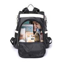 Mochila de Espalda de Cuero Suave con Cremallera Diseño de Parche Liner de Correa Arcuata - details 21