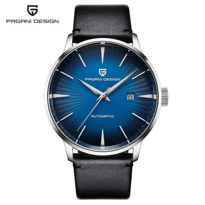 Reloj Mecánico de Lujo PAGANI Diseño Resistente al Agua 30M Correa de Cuero - 1