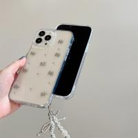 Funda de Plata Transparente 3D con Lazo Protección Completa para iPhone 15, 14, 13, 12, 11 Pro Max con Cadena - details 7
