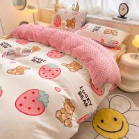 Funda de Duvet de Fruta de Fresa Cobertura Cálida y Gruesa para Invierno - details 3
