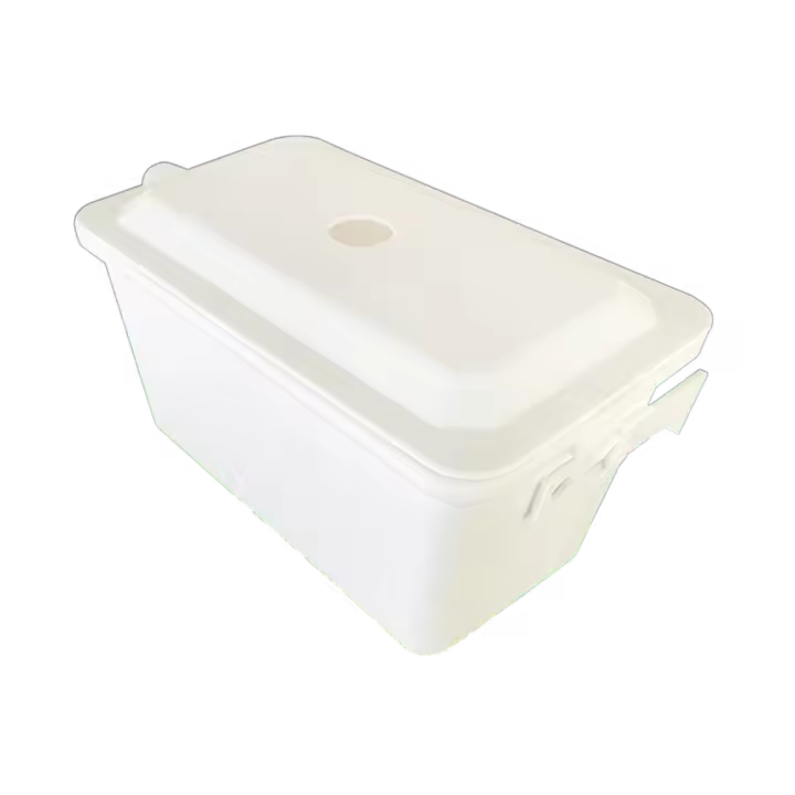 Caja de filtro colgante montada en la pared, caja de filtro externo extraíble de plástico, circulación de agua, caja de goteo para pecera blanca, pecera casera - 1