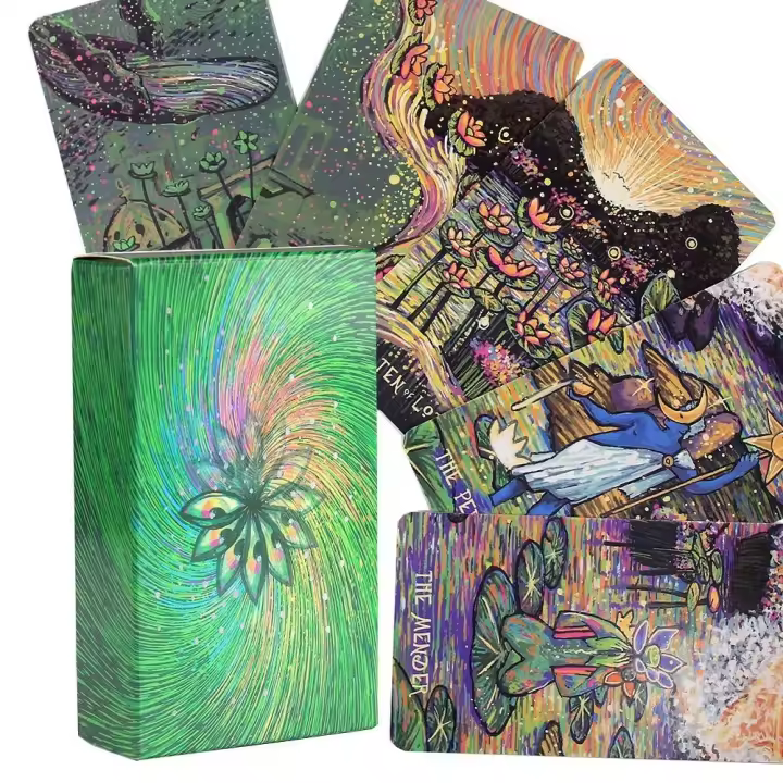 COSMA VISIONS-cartas de piezas, baraja de Tarot, la primera edición de Prisma Light Visions, 10,3x6cm, 78 unidades - 1