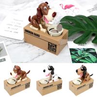 Regalo para niños Caja de Ahorro de Dinero con Perro Robótico de Dibujos Animados Creativos Cajas de Dinero Automatizadas de Plástico Hucha Electrónica Automatizada - Caja de Ahorro de Monedas con Perro Robótico Creativo Bancos de Regalo Educativos para n - details 1