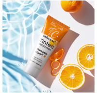 Protector solar teñido con vitamina C con SPF 40 Protector solar mineral hidratante con óxido de zinc y titanio Protección UV Dióxido Brillo saludable - details 10