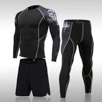 Traje Deportivo de Compresión para Hombres Secado Rápido Rashguard Ropa de Deportivo para Fitness y Entrenamiento de MMA Camisetas de Jogging y Correr - details 4