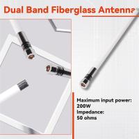 NL550 136-174/400-470MHz VHF UHF Antena de fibra de vidrio de doble banda - details 5