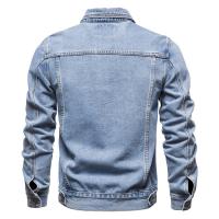 Chaqueta vaquera Hombre algodón chaqueta casual slim - details 2