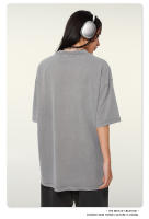Camiseta de Hombro Caido de Alta Calidad Estilo Cajado, Manga Corta, Cuello Redondo, Algodón, Para Primavera/Verano 21 - details 3