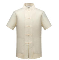 Ropa de estilo chino para hombre, pantalones masculinos con cuello levantado Hanfu - details 3