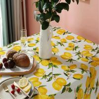 1 ud./mantel impermeable y resistente al aceite, serie de frutas de limón adecuado para mesas de comedor, decoración del hogar para banquetes - details 3