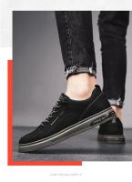 Zapatos informales versátiles para hombre, botas bajas planas, transpirables, color blanco, Otoño, 2025 - details 11